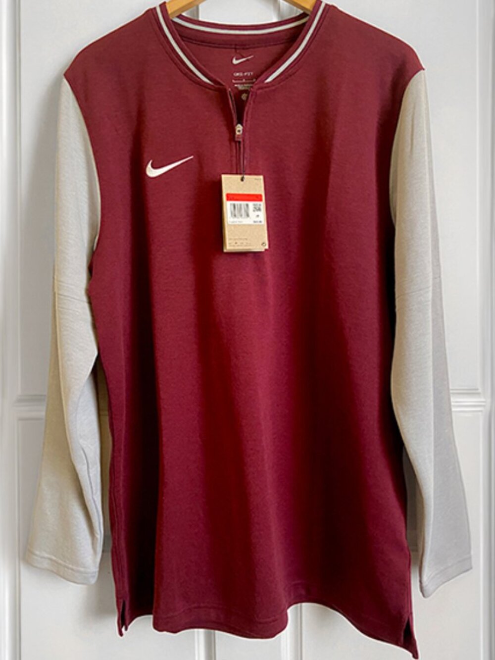 NWT, Mens Nike Dri-Fit Quarter Zip